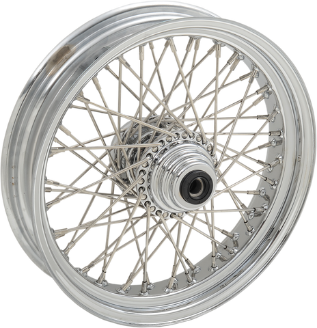 DRAG SPECIALTIES Front Wheel - 60 Spoke - Single Disc/No ABS - Chrome - 16"x3.50" - '86-'99 FLST 04636-041S