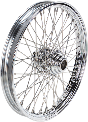 DRAG SPECIALTIES Front Wheel - 60 Spoke - Single Disc/No ABS - Chrome - 21"x2.15" 04226-164S