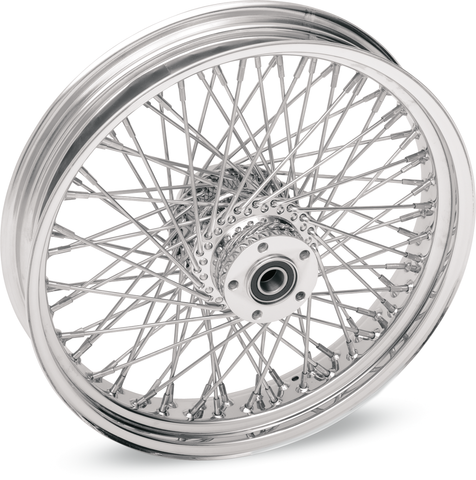 DRAG SPECIALTIES Front Wheel - 80 Spoke - Dual Disc/No ABS - Chrome - 21"x3.50" - '08+ FL 04238-1570-09