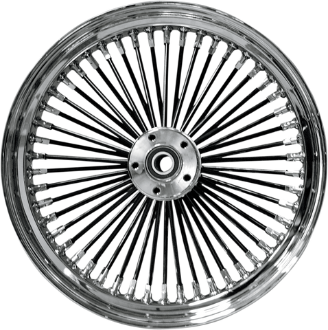 DRAG SPECIALTIES Front Wheel - Dual Disc/ABS - Black Chrome - 21"x3.50" - '08-'19 04235202408BSAB