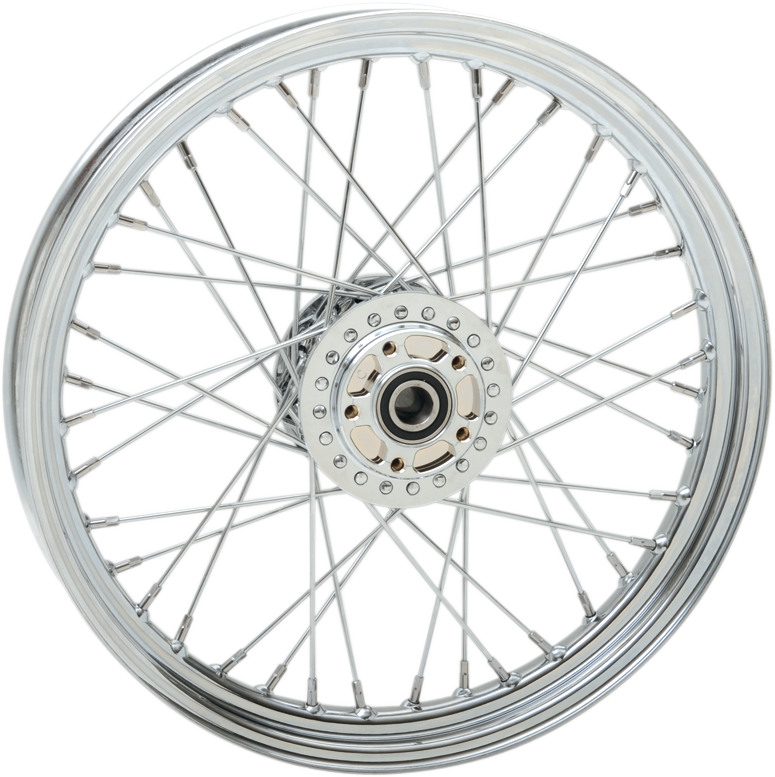 DRAG SPECIALTIES Wheel - Laced - 40 Spoke - Front - Chrome - 19x2.5 - '04-'05 FXD 63148