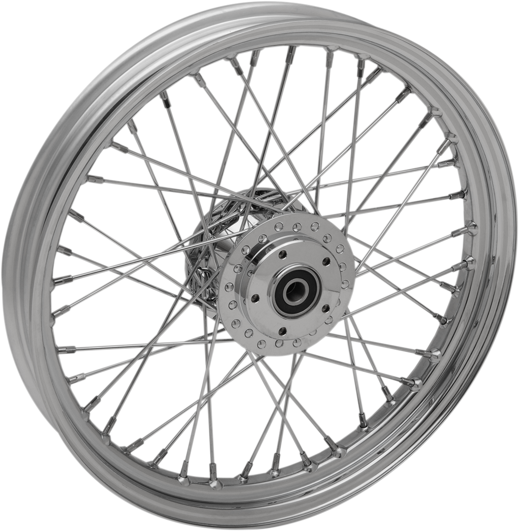 DRAG SPECIALTIES Wheel - Laced - 40 Spoke - Front - Chrome - 19x2.5 - '06-'07 XL 64553