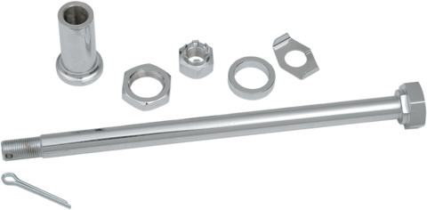 DRAG SPECIALTIES Axle Kit - Rear - Chrome - 67-72 BT 16-0268-BC