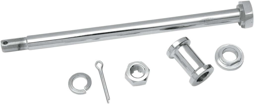 DRAG SPECIALTIES Axle Kit - Rear - Chrome - 52-78 XL 16-0271-BC