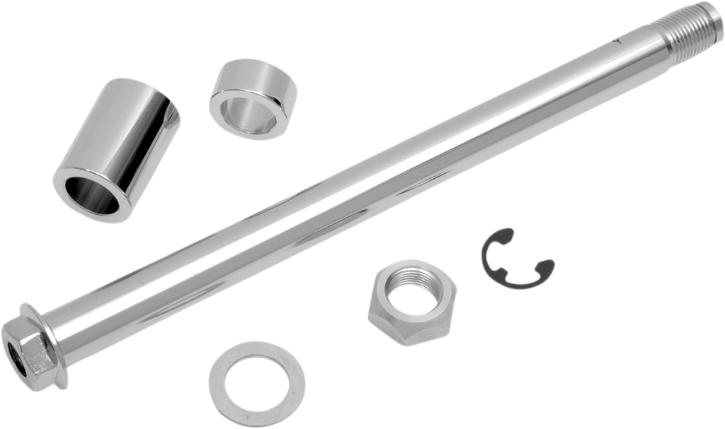 DRAG SPECIALTIES Axle Kit - Rear - Chrome - '08-'17 FXD W16-0337