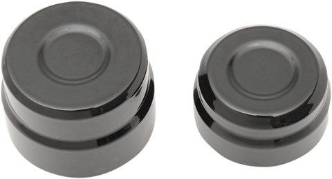 DRAG SPECIALTIES Axle Cap - Rear - Black 0214-0835