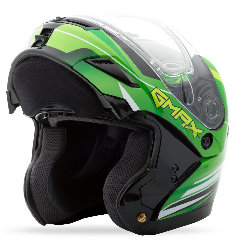 Gm 54s Modular Terrain Snow Helmet Black/Green Xs