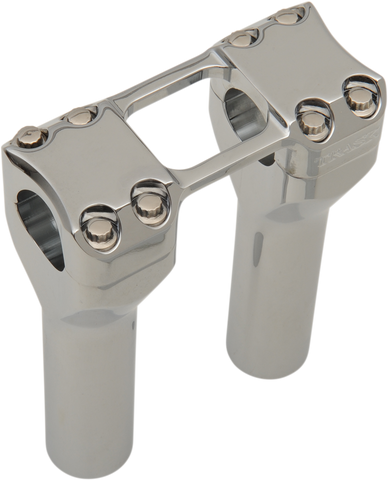 TRASK Risers - Assault - 6" x 1-1/4" - Chrome TM-8601-6CH