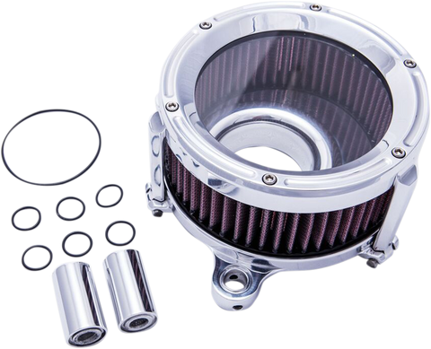 TRASK Assault Charge High-Flow Air Cleaner - Chrome TM-1020CH