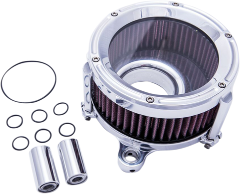 TRASK Assault Charge High-Flow Air Cleaner - Chrome TM-1021CH