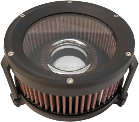 TRASK Assault Charge High-Flow Air Cleaner - Flat Black TM-1023BK