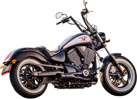 TRASK Hot Rod 2:1 Exhaust - Black - Victory TM-3034BK