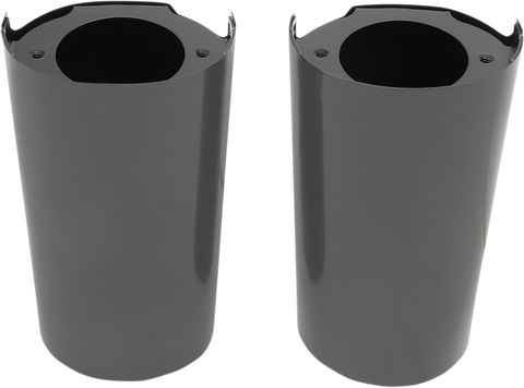 DRAG SPECIALTIES Fork Slider Covers - Black 77492B