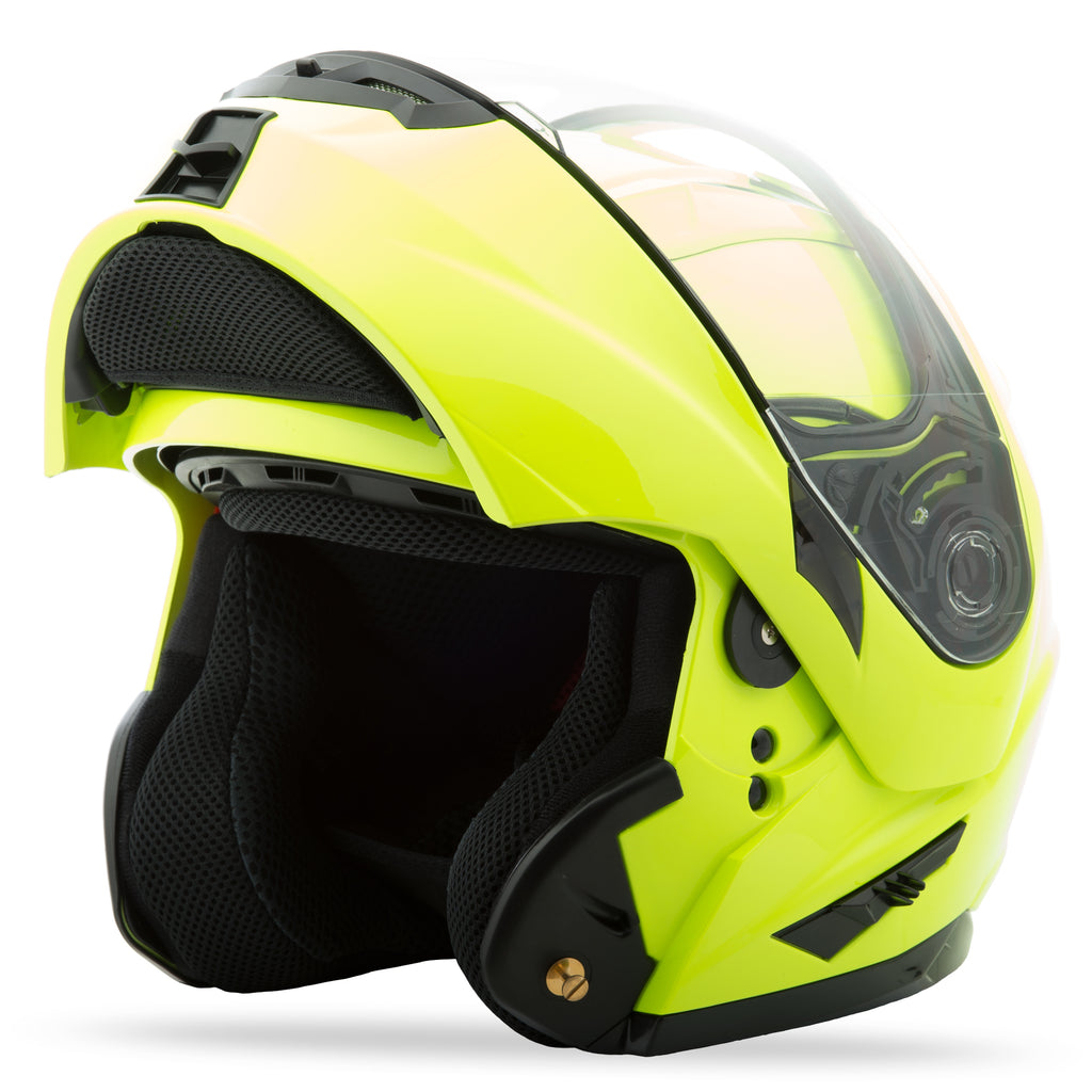 Gm 64 Modular Helmet Hi Vis Yellow Lg