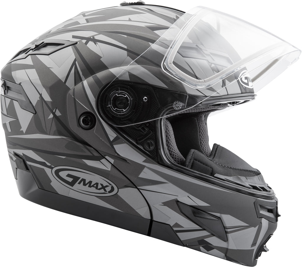 Gm 54s Modular Scribe Snow Helmet Matte Black/Grey Lg