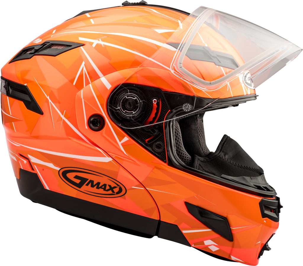 Gm 54s Modular Scribe Snow Helmet Hi Vis Orange 2x