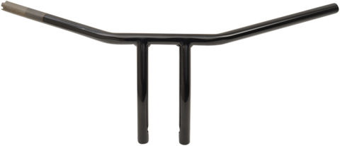 DRAG SPECIALTIES Handlebar - T-Bar - Drilled/Dimpled - 8" - Black 0601-4228