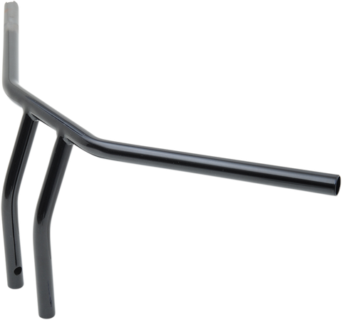 DRAG SPECIALTIES Handlebar - T-Bar - Drilled/Dimpled - 10" - Black 0601-4231