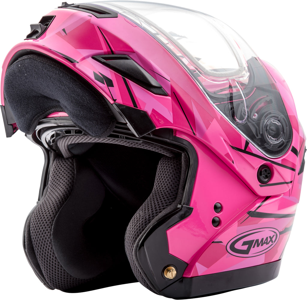 Gm 54s Modular Scribe Snow Helmet Hi Vis Pink Xl