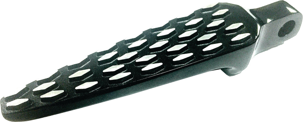 Argyle Foot Pegs Straight Male Mount Set Gloss Black