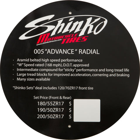 Tire Display Sign 005 Advance