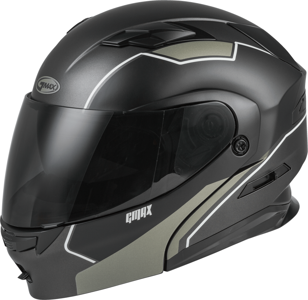 Md 01 Modular Exploit Helmet Matte Black/Silver Sm