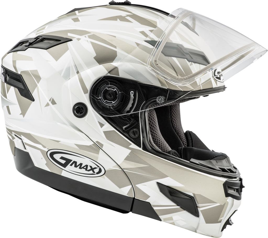 Gm 54s Modular Scribe Snow Helmet Matte White/Grey Md