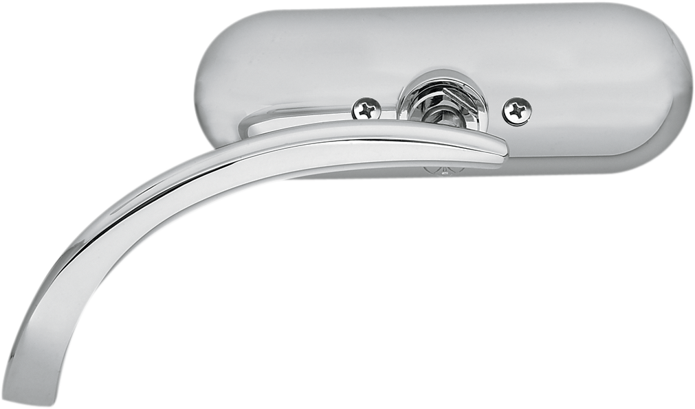 ARLEN NESS Mirror - Micro - Mini - Side View - Oval - Chrome - Left 13-406