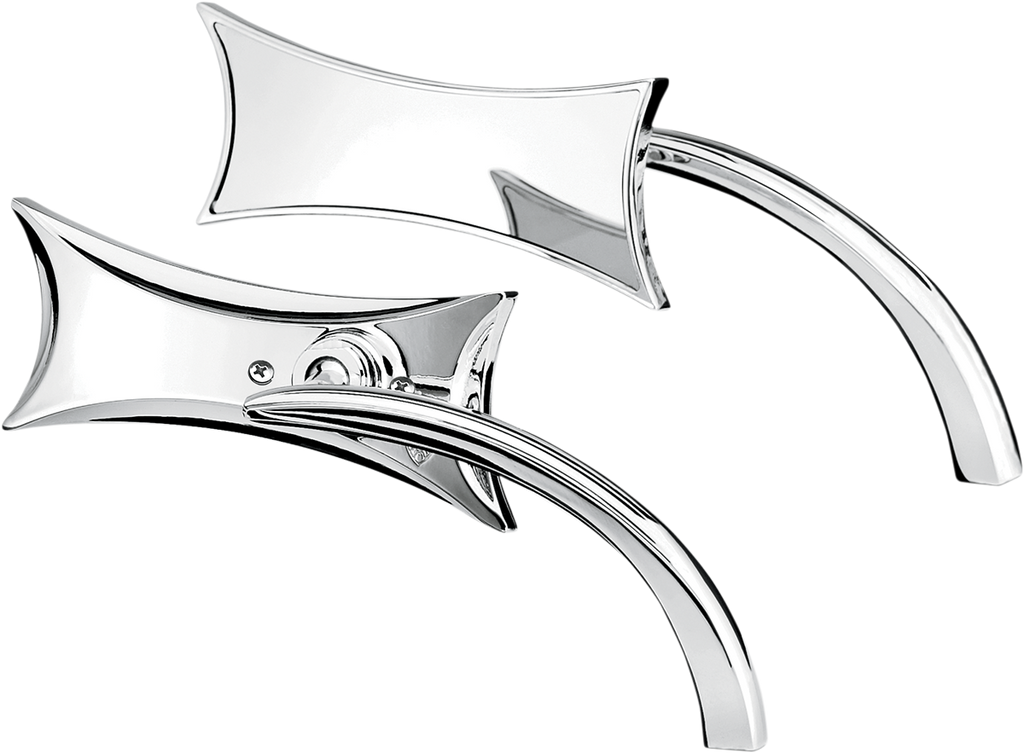 ARLEN NESS Mirror - Micro - Four-Point - Side View - Rectangle - Chrome - Left 13-416