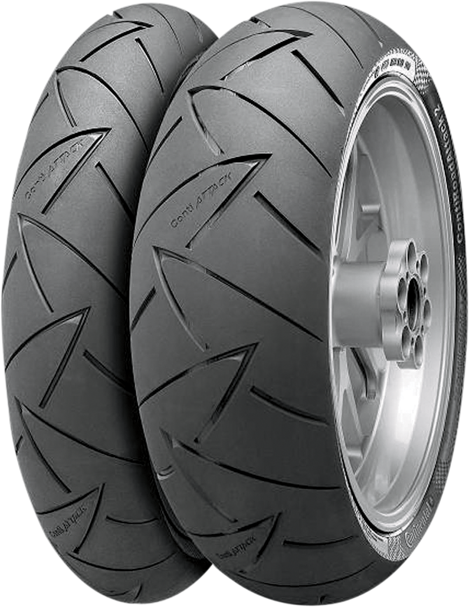 CONTINENTAL Tire - ContiRoadAttack 2 - Rear - 160/60R17 - (69W) 02440600000