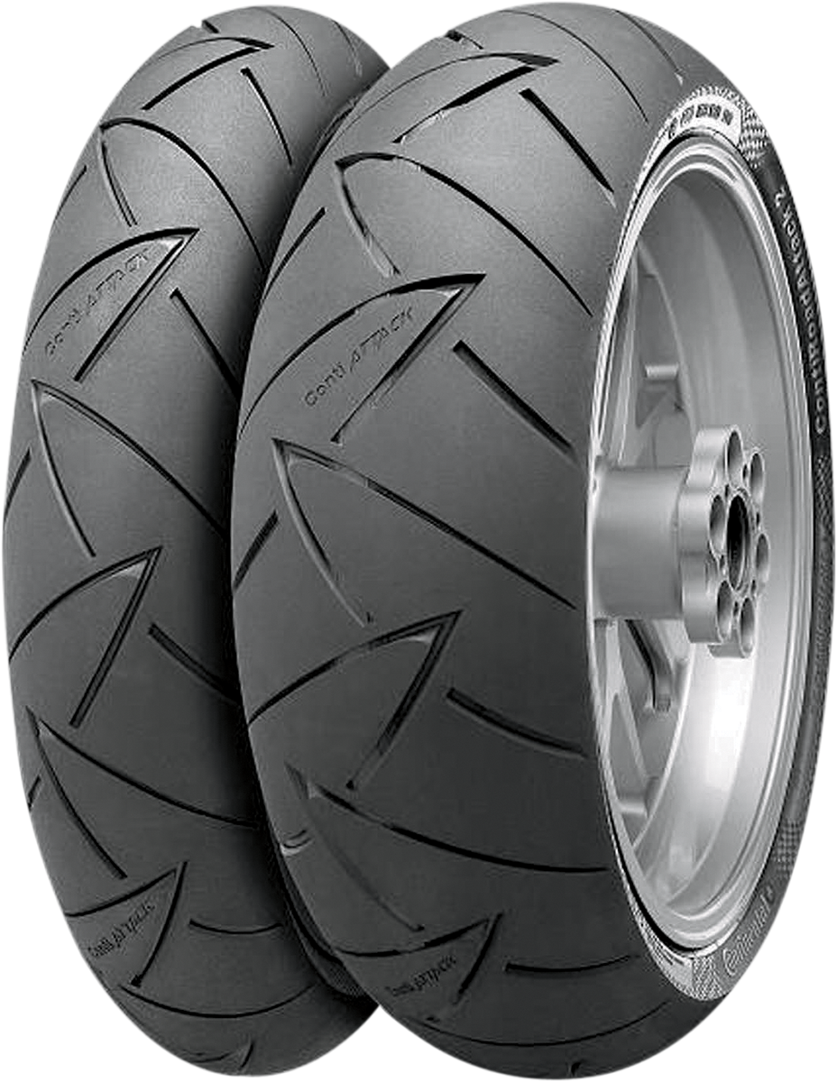 CONTINENTAL Tire - ContiRoadAttack 2 - Rear - 130/80R18 - 66V 02441830000
