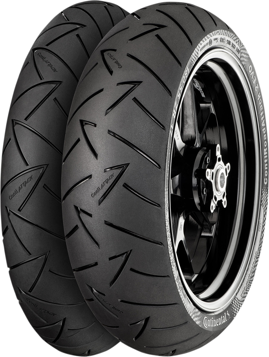 CONTINENTAL Tire - ContiRoadAttack 2 Evo - Rear - 160/60R17 - (69W) 02443650000