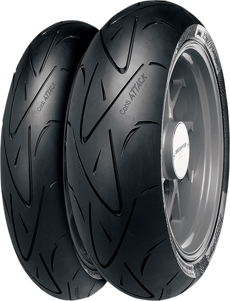 CONTINENTAL Tire - ContiSportAttack - Rear - 180/55R17 - (73W) 02443930000