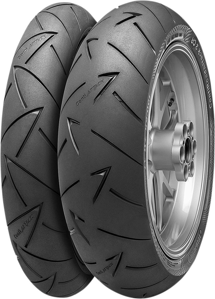 CONTINENTAL Tire - ContiRoadAttack 2 CR - Rear - 130/80R18 - 66V 02443810000