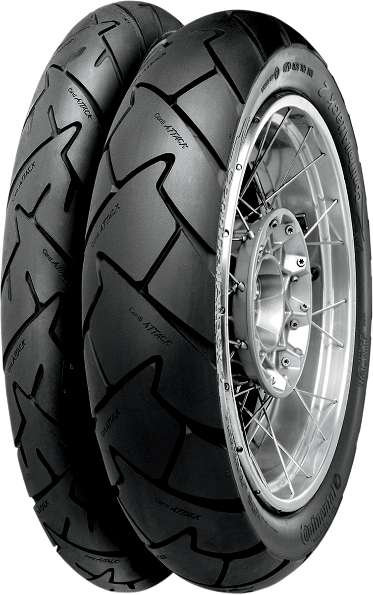 CONTINENTAL Tire - ContiTrailAttack 2 - Front - 120/70R19 - 60V 02440710000