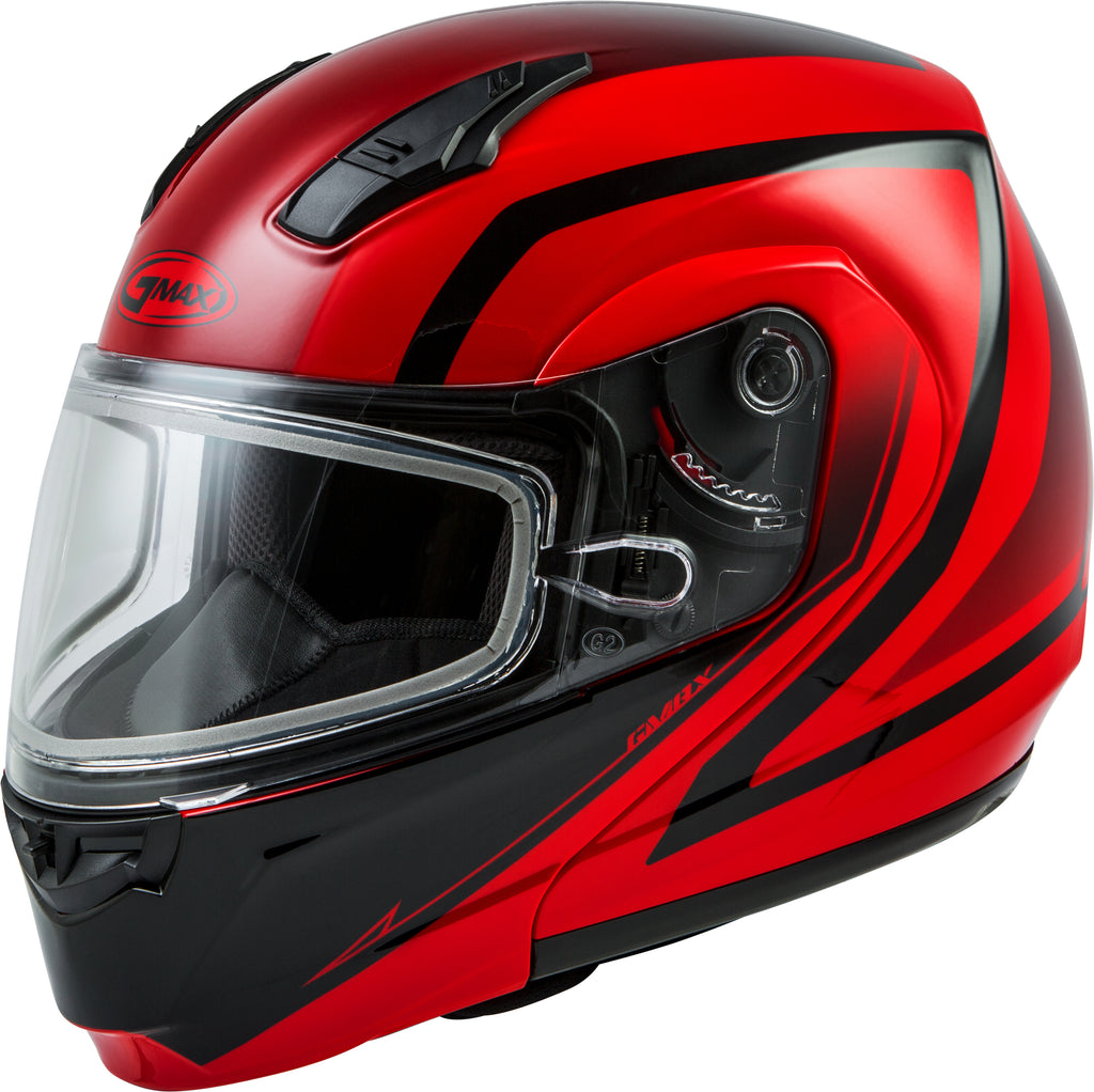 Md 04s Modular Docket Snow Helmet Red/Black Md