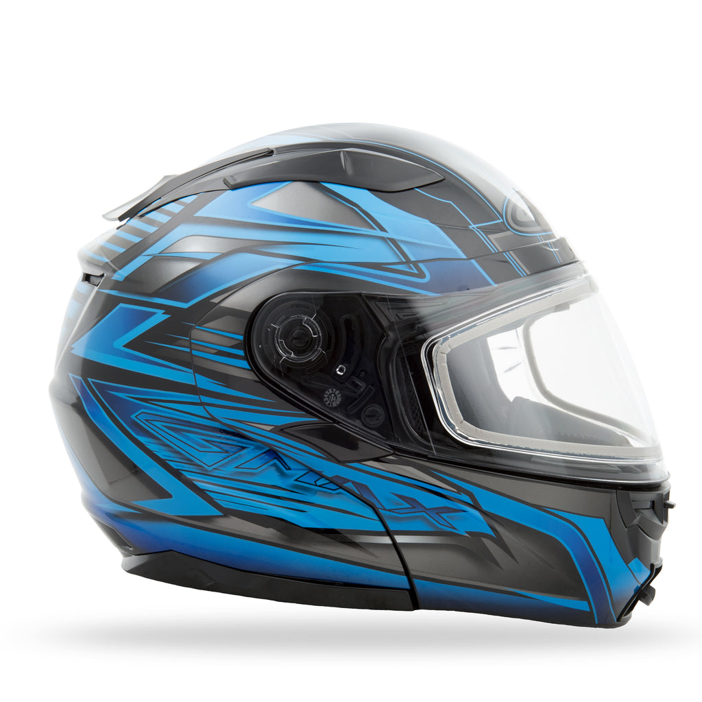 Gm 64s Modular Carbide Snow Helmet Black/Blue 3x