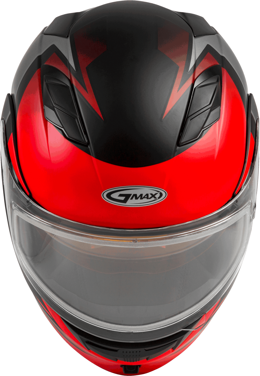 Md 01s Modular Snow Helmet Descendant Matte Black/Red 2x