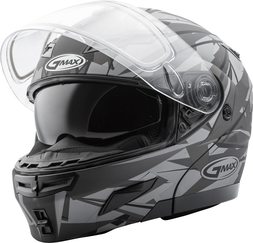Gm 54s Modular Scribe Snow Helmet Matte Black/Grey Lg