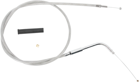 DRAG SPECIALTIES Idle Cable - 31-3/4" - Braided 5340900B