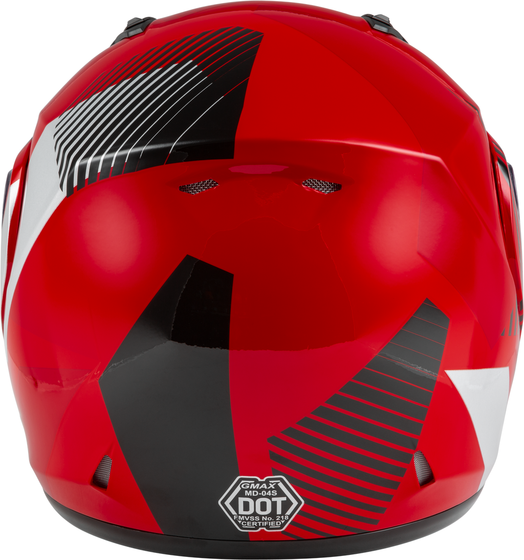 Md 04s Modular Reserve Snow Helmet Red/Silver/Black 2x