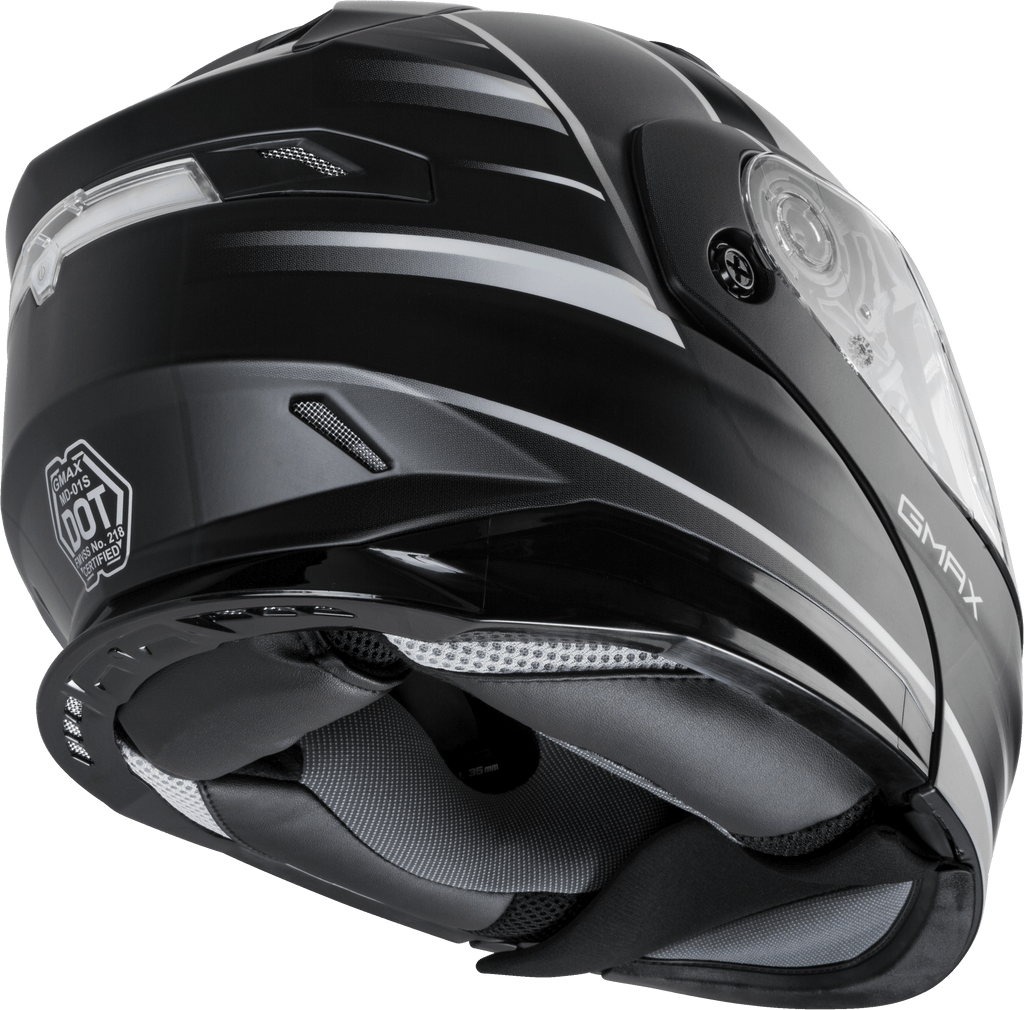 Md 01s Modular Snow Helmet Descendant Matte Blk/White 3x