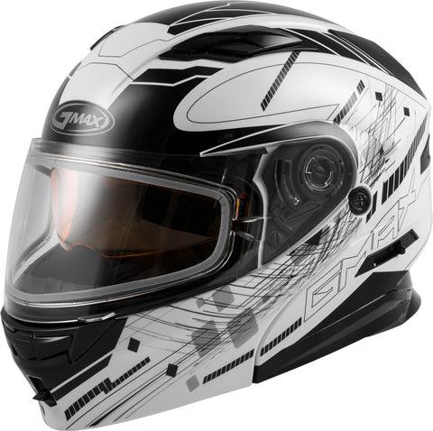 Md 01s Modular Wired Snow Helmet White/Black 2x