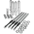 S & S Quickee Pushrod Kit with Chrome Covers - M8 2017-2023