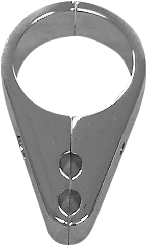 DRAG SPECIALTIES Cable Clamp - Dual Throttle/Idle - 1" - Chrome 0658-0041