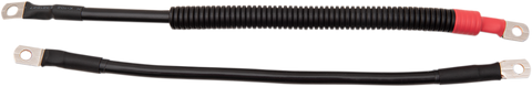 DRAG SPECIALTIES Black Battery Cable Set - '10-'13 XL E25-0091B-D6