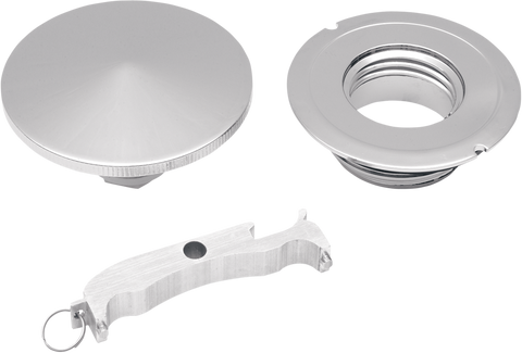 DRAG SPECIALTIES Gas Cap - Right-Hand Thread Vented 012029