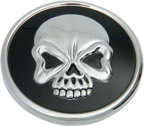 DRAG SPECIALTIES Gas Cap - Non-Vented Screw-In Skull 012717