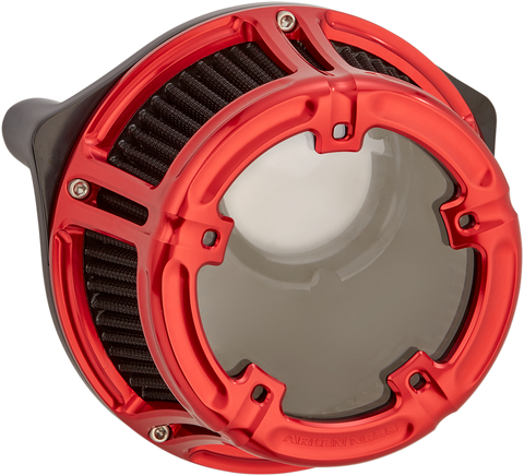 ARLEN NESS Method Air Cleaner - Red - Twin Cam 18-172