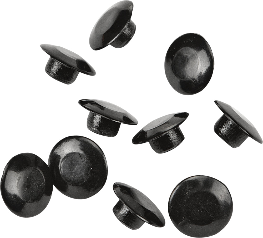 Handlebar Clamp Plug Caps Chrome 10/Pk
